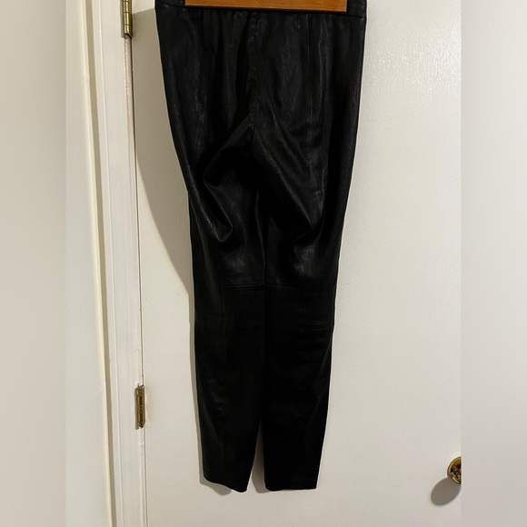 EUC Vince Leather Zip Leggings | Black | Size Medium - Picture 14 of 16